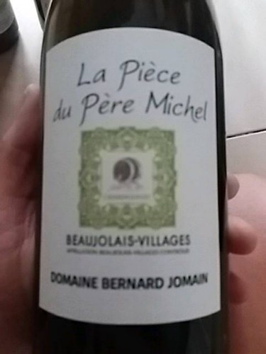 Patricia et Bernard Jomain La Pièce du Père Michel Beaujolais-Villages