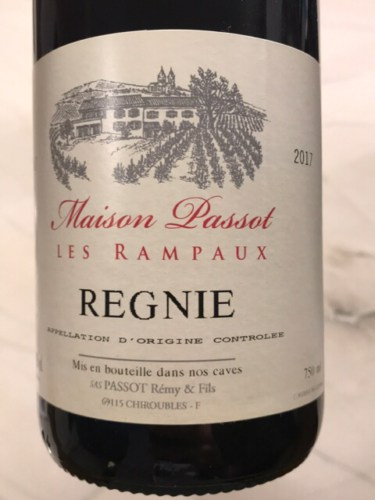 Dominique et Rémy Passot Les Rampaux Regnie | Vivino España