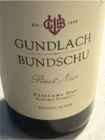 Gundlach Bundschu Petaluma Gap Pinot Noir