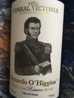 Corral Victoria Bernardo O'Higgins Carménère Reserva
