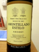Lustau Berrys Own Selection Mediium Dry Amontillado Estilo Sherry