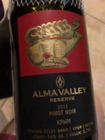 Alma Valley Reserve Pinot Noir