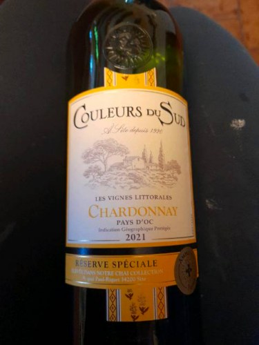 Couleurs du Sud Reserve Spéciale Chardonnay | Vivino US