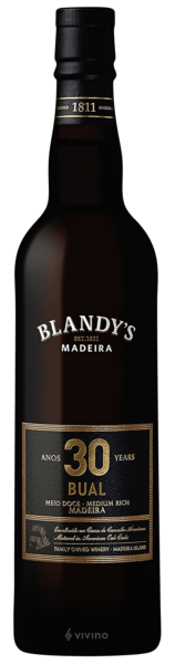Blandy's 30 Year Old Bual Madeira (Medium Rich)