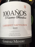 Gimenez Mendez 100 Años Reserva Familiar Cabernet Sauvignon