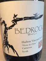 Bedrock Wine Co. Hudson Vineyard North Pleine de Chene Syrah