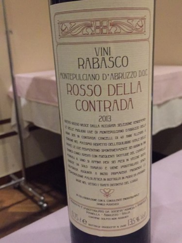 Rabasco Rosso della Contrada Montepulciano d'Abruzzo | Vivino US