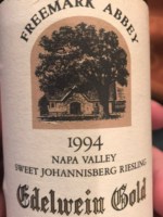 Freemark Abbey Edelwein Gold Sweet Johannisberg Riesling