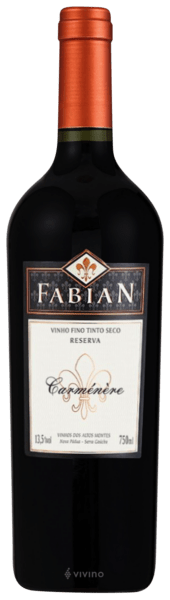 Vinho Fabian Tinto Seco Brasil Reserva Carménère 2022 750ml