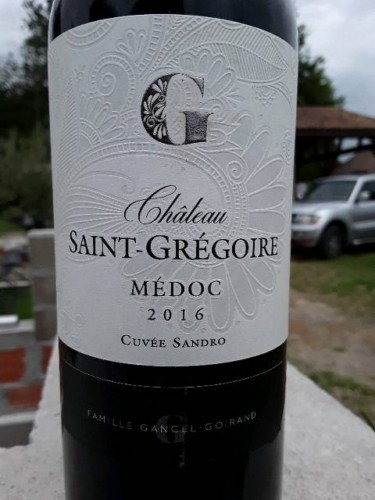 Château Saint-Grégoire Cuvée Sandro Médoc | Vivino US