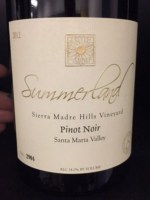 Summerland Sierra Madre Hills Vineyard Pinot Noir