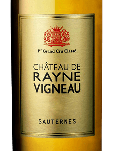 Château de Rayne Vigneau Sauternes (Premier Grand Cru Classé