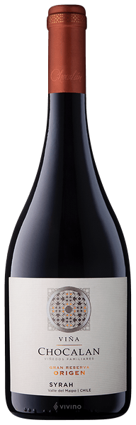 Vinho Vinã Chocalan Tinto Seco Chile Origen Gran Reserva Syrah 750ml