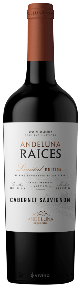 ANDELUNA RAICES CABERNET SAUV 6X750 - imagen 5