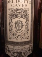 Del Dotto Cabernet Sauvignon Caves Lot M Center Sylvain French Oak