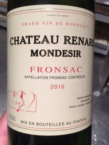 Chateau Renard Mondesir Fronsac Vivino