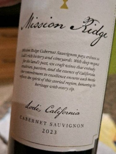 Mission Ridge Cabernet Sauvignon | Vivino Italia