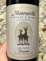 Monroeville Vineyard & Winery Paesano Semi Dry