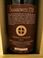 Crama Oprişor Passarowitz