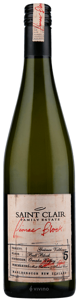 Saint Clair Family Estate Pioneer Block 5 Bull Block Grüner Veltliner