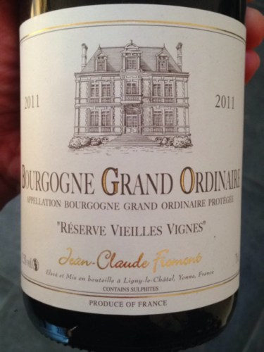 Jean-Claude Fromont Réserve Vieilles Vigne Bourgogne Grand