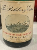 Rothbury Estate Homestead Hill Vineyard Sémillon