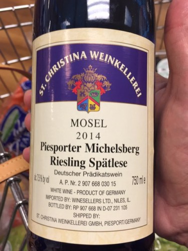 St.Christina Weinkellerei Piesporter Michelsberg Riesling Spätlese ...