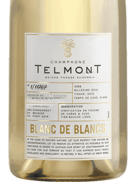 Champagne Telmont Blanc de Blancs | Vivino English