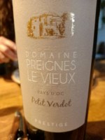 Vinho Domaine Preignes Le Vieux Tinto Seco França Prestige Petit Verdot 2020 750ml