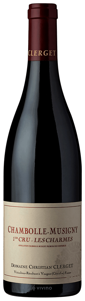 ワイン Christian Clerget CM1er Les Charmes 1999 Domaine Christian Clerget Chambolle-Musigny 1er Cru 'Les Charmes