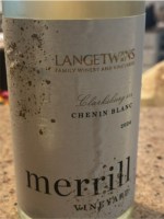 LangeTwins Merrill Vineyard Chenin Blanc