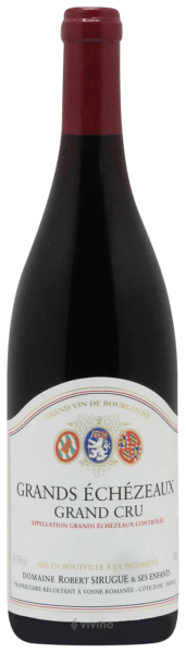 ロベール　シリュグ　2015 グラン　エシェゾー Robert Sirugue Grands-Échézeaux Grand Cru | Vivino 日本語