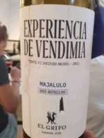 El Grifo Experiencia de Vendimia Vijariego Negro Majalulo
