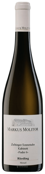 Markus Molitor Zeltinger Sonnenuhr Kabinett Fuder 6 Riesling