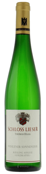 Schloss Lieser Wehlener Sonnenuhr Riesling Auslese 'Goldkapsel'