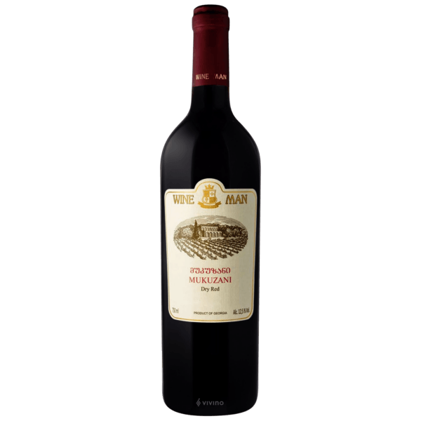 Wine Man Мукузани (Mukuzani Dry Red) | Vivino English