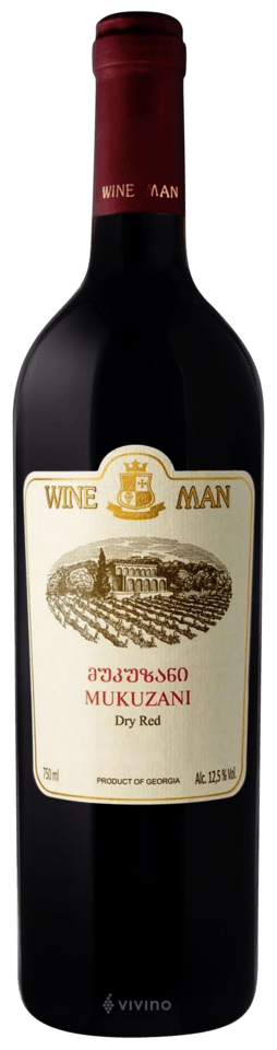Wine Man Мукузани (Mukuzani Dry Red) | Vivino English