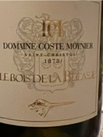 Domaine de la Coste Moynier Le Bois de la Bécasse