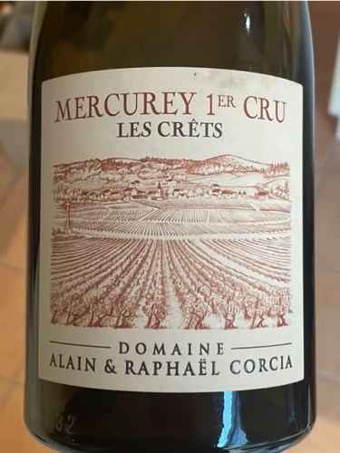 Domaine Raphael et Alain Corcia Mercurey 1er Cru 'Les Crêts' Blanc ...