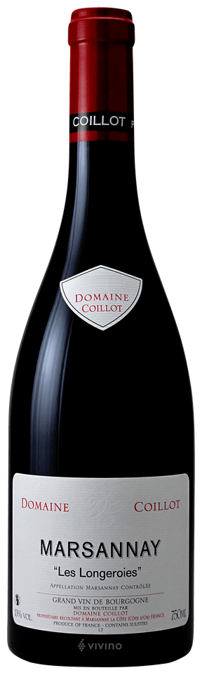 ワイン Domaine Coillot Marsannay 2015 750ml Domaine Coillot Marsannay 'Les Longeroies' | Vivino France