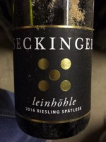 Weingut Seckinger Leinhöhle Riesling Spätlese