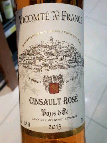 VICOMTE DE BOURDON ROSE 75 CL