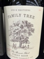 Henry of Pelham Speck Brothers Family Tree The Boxer's Ghost Pinot Noir