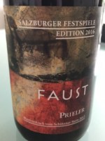 Prieler Faust Salzburger Festspiele Blaufränkisch vom Schützner Stein