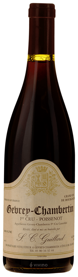 ワイン S.C. Guillard Gevrey-Chambertin 2016 2016 S.C. Guillard