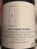 Paul Hobbs Soco Barrel Auction Pinot Noir