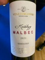 Vesztergombi Kerékhegy Malbec