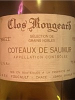 Clos Rougeard Brézé Selection de Grains Nobles Coteaux De Saumur