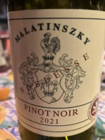 Malatinszky Noblesse Pinot Noir