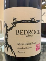 Bedrock Wine Co. Shake Ridge Ranch Barbera